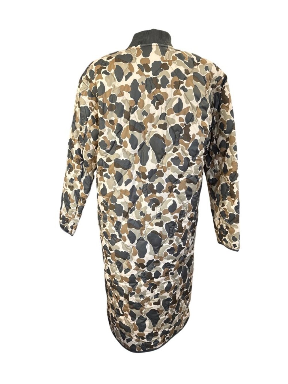 Everlane Womens Renew Long Liner Jacket~Size XS~Biscotti Camo Puffer NWT L10 49 - Picture 7 of 11
